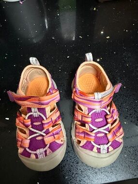 Keen Kids Purple and Orange Active Closed-Toe Sandals